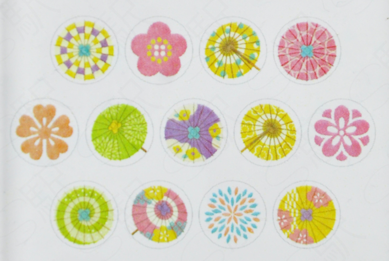 Bande Roll Sticker [BDA771] - Umbrella and Flower